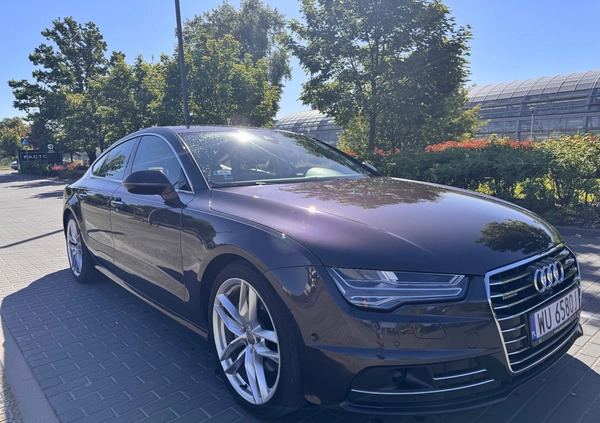 Audi A7 cena 125000 przebieg: 119000, rok produkcji 2016 z Warszawa małe 106
